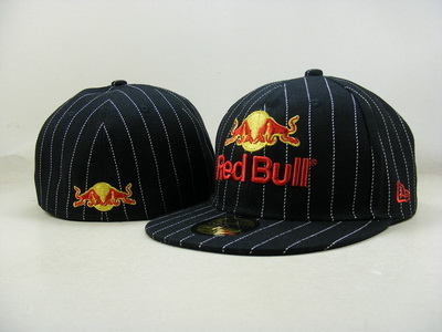 Red Bull Fitted Hats-044