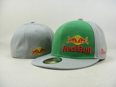 Red Bull Fitted Hats-046