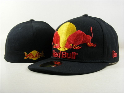 Red Bull Fitted Hats-050