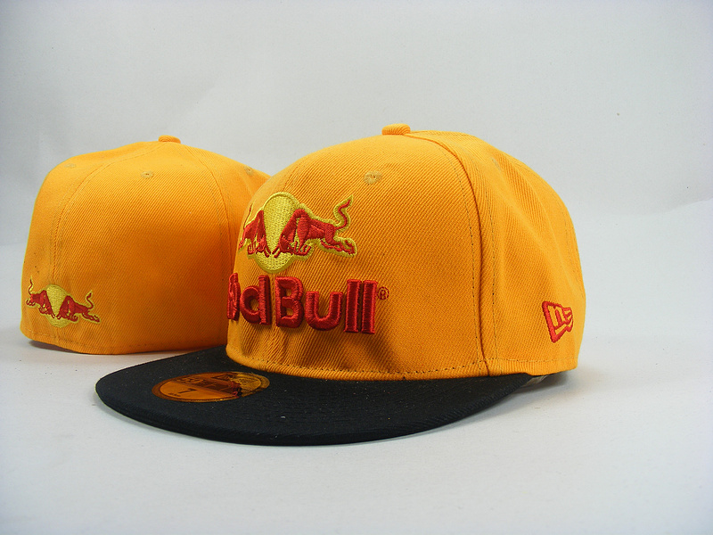 Red Bull Fitted Hats-055