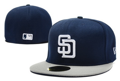 San Diego Padres Fitted Hats-004