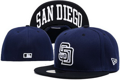 San Diego Padres Fitted Hats-007