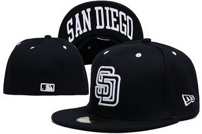 San Diego Padres Fitted Hats-008