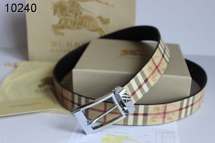 Super Perfect Quality Burberry Belts(100% Genuine Leather,steel buckle)-003