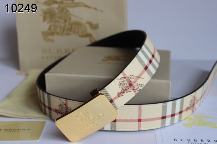 Super Perfect Quality Burberry Belts(100% Genuine Leather,steel buckle)-012