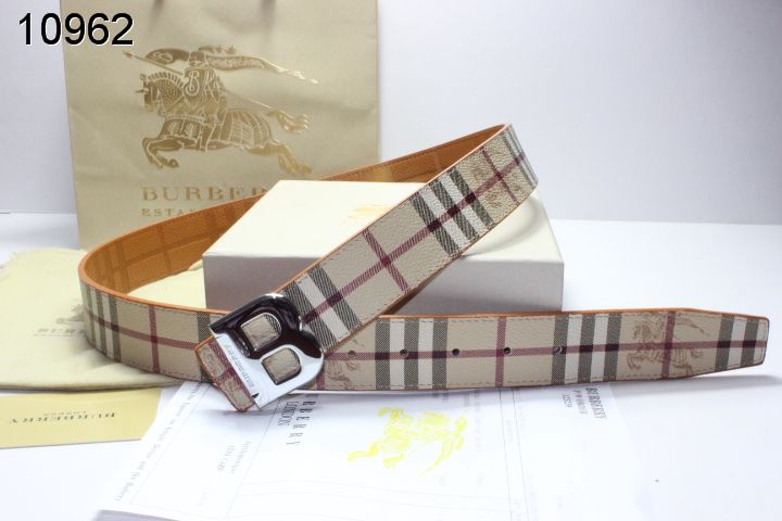 Super Perfect Quality Burberry Belts(100% Genuine Leather,steel buckle)-015