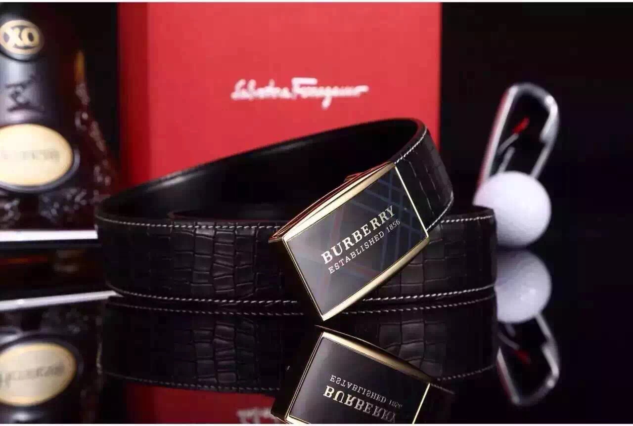 Super Perfect Quality Burberry Belts(100% Genuine Leather,steel buckle)-043