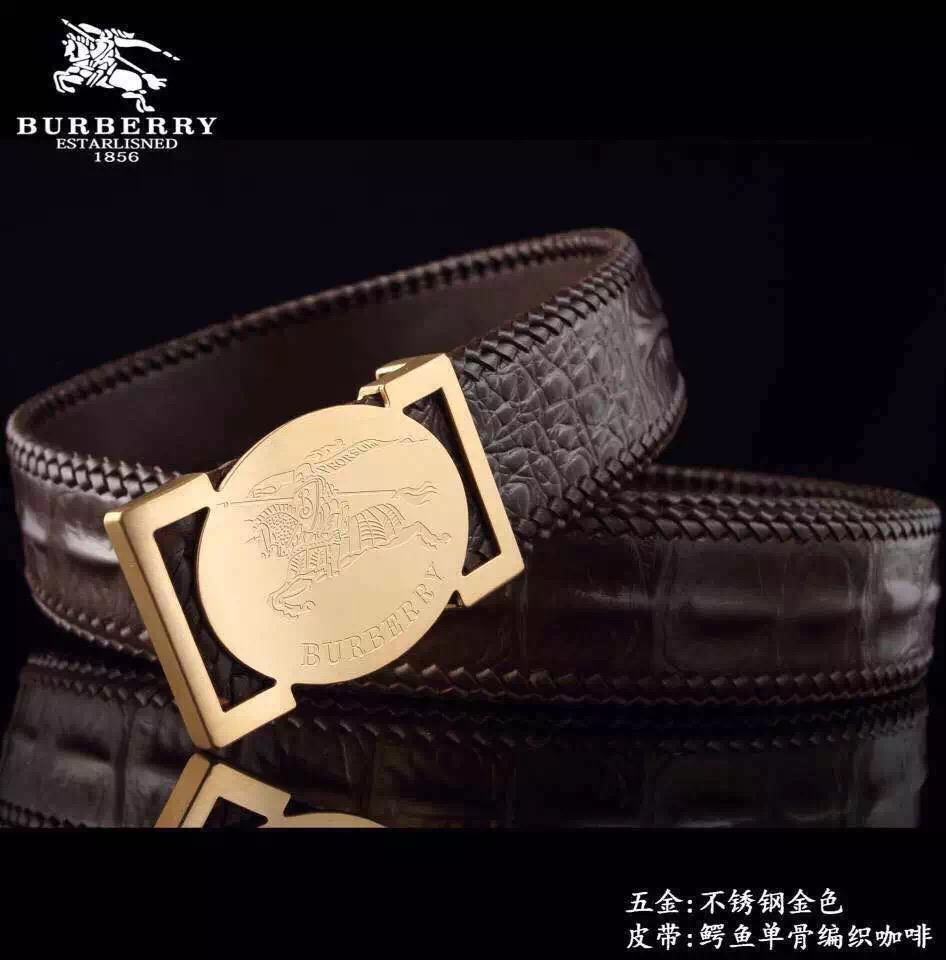 Super Perfect Quality Burberry Belts(100% Genuine Leather,steel buckle)-065