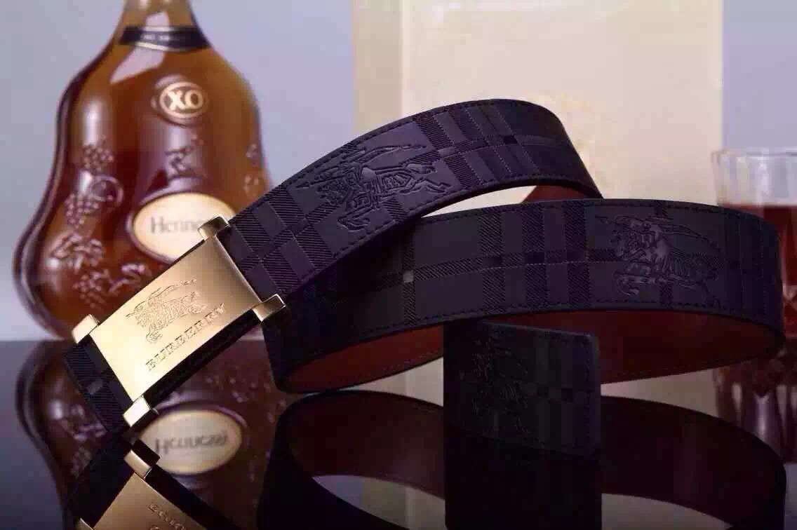 Super Perfect Quality Burberry Belts(100% Genuine Leather,steel buckle)-073