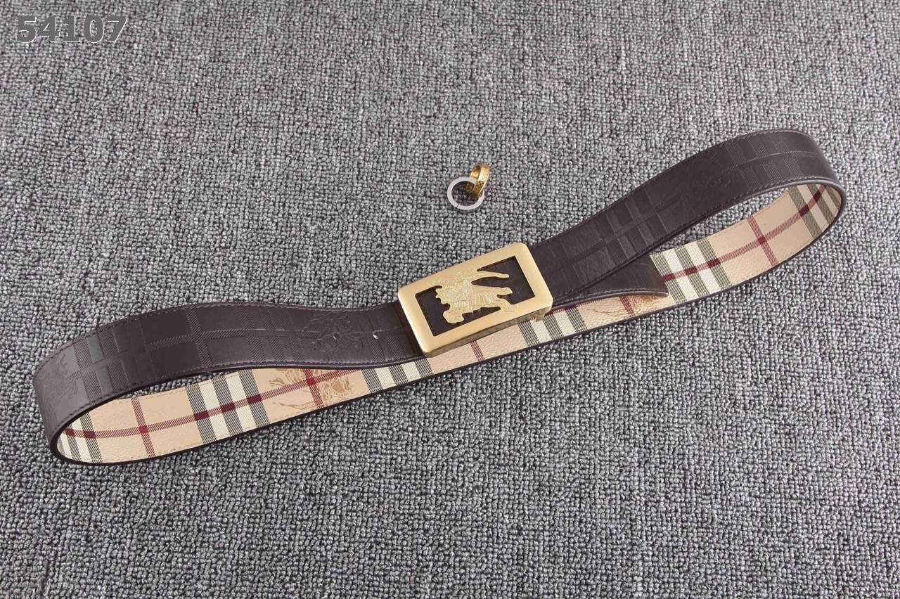 Super Perfect Quality Burberry Belts(100% Genuine Leather,steel buckle)-095