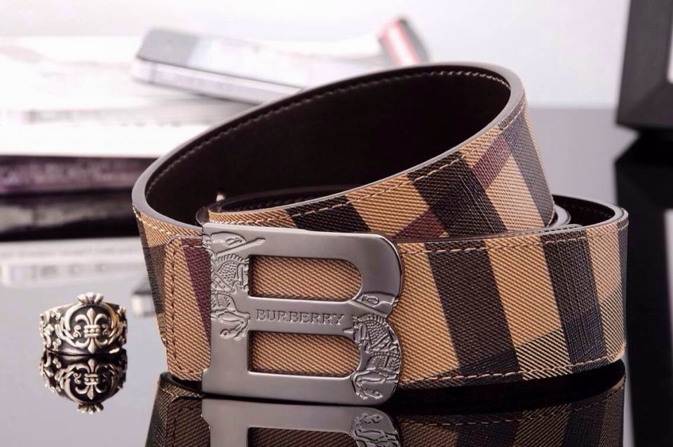 Super Perfect Quality Burberry Belts(100% Genuine Leather,steel buckle)-126