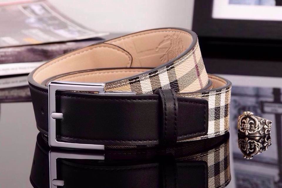 Super Perfect Quality Burberry Belts(100% Genuine Leather,steel buckle)-130