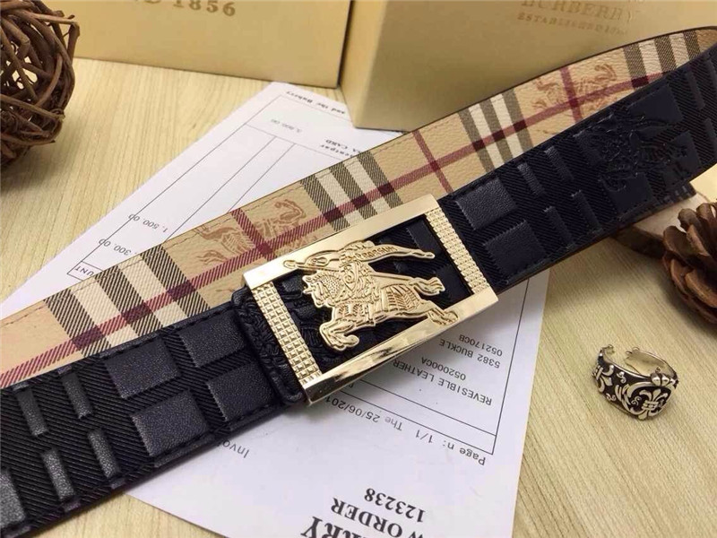 Super Perfect Quality Burberry Belts(100% Genuine Leather,steel buckle)-153