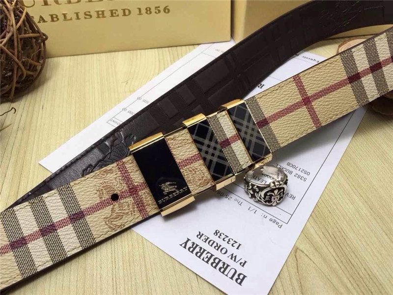 Super Perfect Quality Burberry Belts(100% Genuine Leather,steel buckle)-178