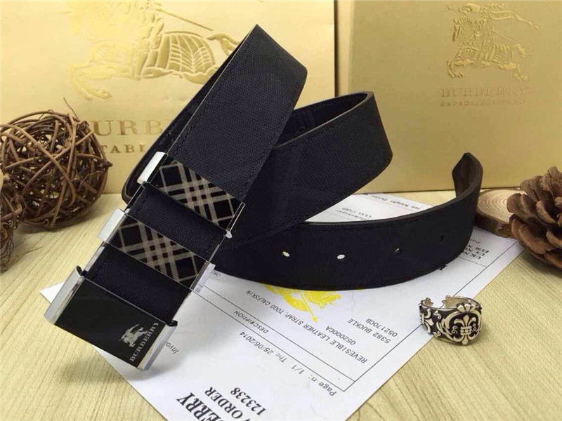 Super Perfect Quality Burberry Belts(100% Genuine Leather,steel buckle)-181