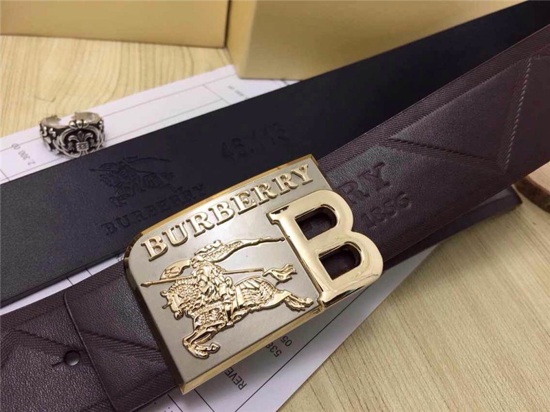 Super Perfect Quality Burberry Belts(100% Genuine Leather,steel buckle)-195