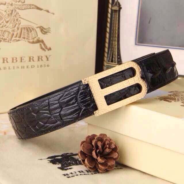 Super Perfect Quality Burberry Belts(100% Genuine Leather,steel buckle)-200
