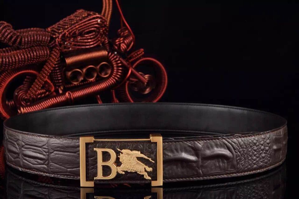 Super Perfect Quality Burberry Belts(100% Genuine Leather,steel buckle)-248