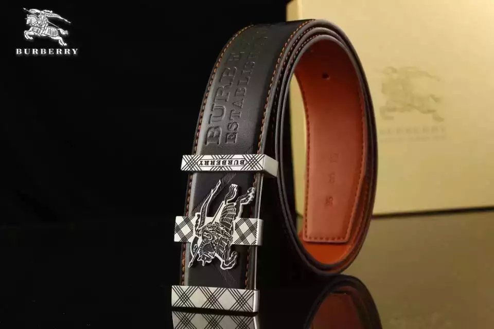 Super Perfect Quality Burberry Belts(100% Genuine Leather,steel buckle)-266