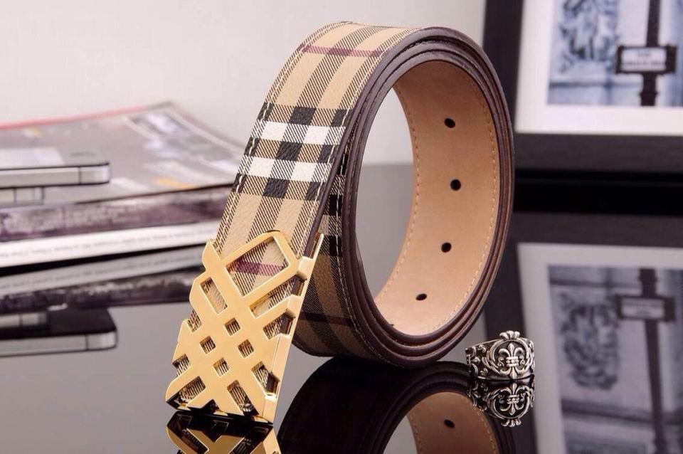 Super Perfect Quality Burberry Belts(100% Genuine Leather,steel buckle)-267