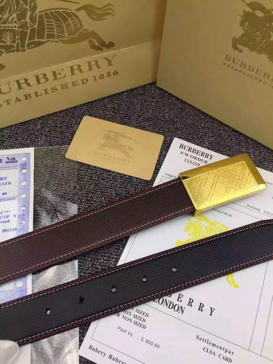 Super Perfect Quality Burberry Belts(100% Genuine Leather,steel buckle)-287