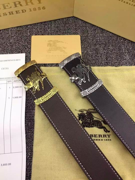 Super Perfect Quality Burberry Belts(100% Genuine Leather,steel buckle)-290