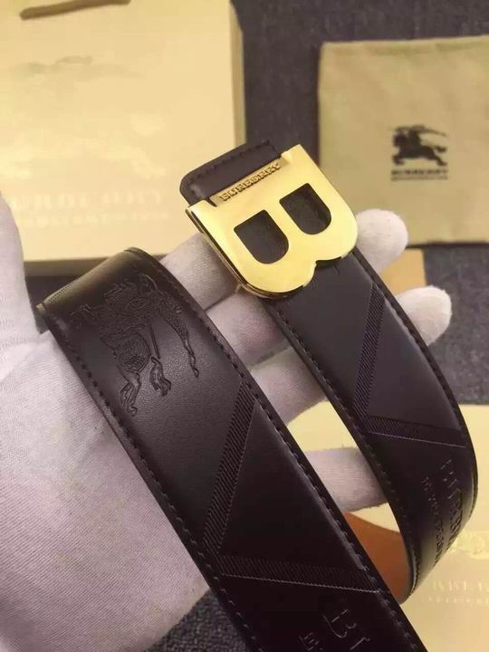 Super Perfect Quality Burberry Belts(100% Genuine Leather,steel buckle)-303
