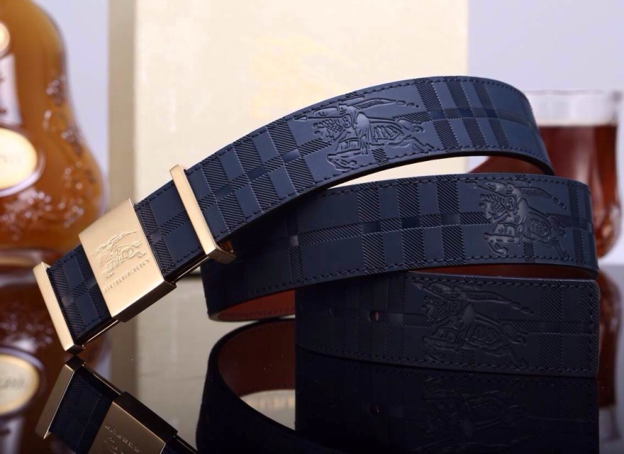 Super Perfect Quality Burberry Belts(100% Genuine Leather,steel buckle)-343