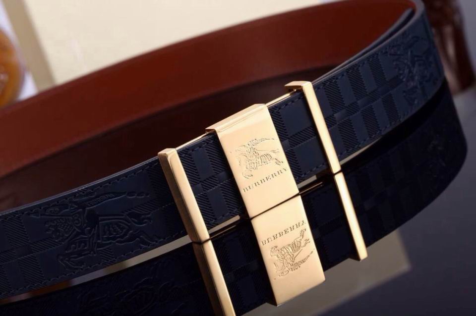 Super Perfect Quality Burberry Belts(100% Genuine Leather,steel buckle)-344