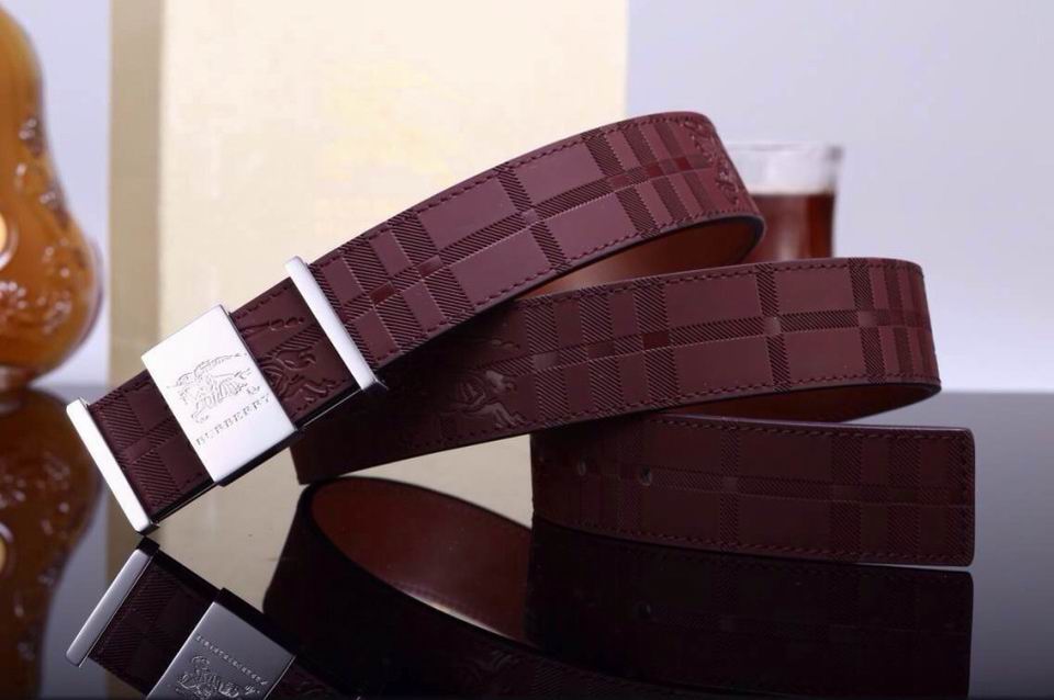 Super Perfect Quality Burberry Belts(100% Genuine Leather,steel buckle)-352