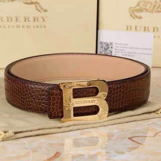 Super Perfect Quality Burberry Belts(100% Genuine Leather,steel buckle)-368