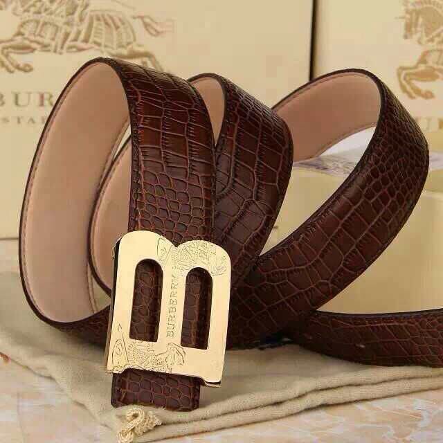 Super Perfect Quality Burberry Belts(100% Genuine Leather,steel buckle)-369
