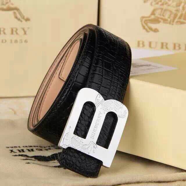Super Perfect Quality Burberry Belts(100% Genuine Leather,steel buckle)-370