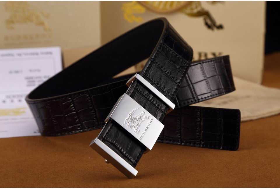 Super Perfect Quality Burberry Belts(100% Genuine Leather,steel buckle)-375