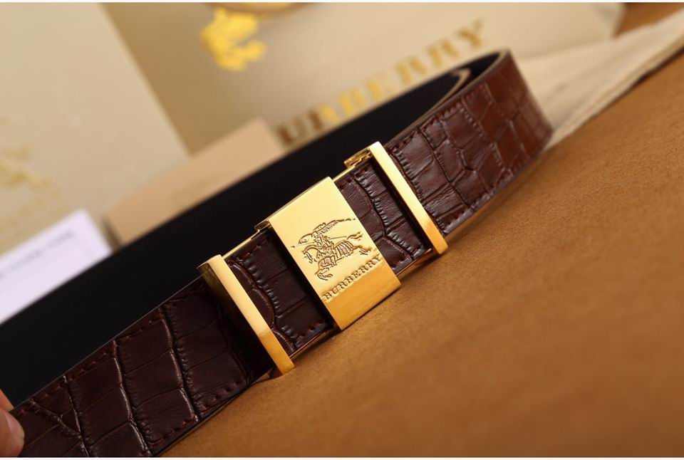 Super Perfect Quality Burberry Belts(100% Genuine Leather,steel buckle)-378