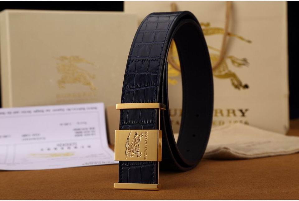 Super Perfect Quality Burberry Belts(100% Genuine Leather,steel buckle)-379