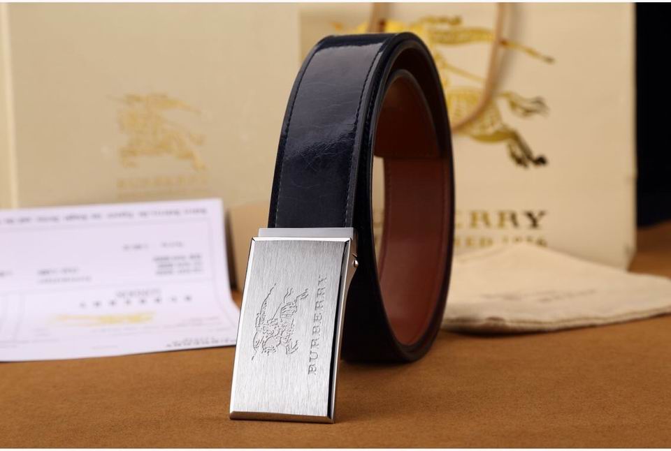 Super Perfect Quality Burberry Belts(100% Genuine Leather,steel buckle)-385