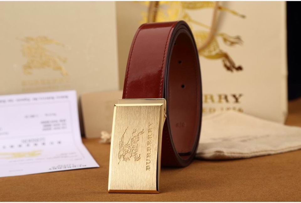 Super Perfect Quality Burberry Belts(100% Genuine Leather,steel buckle)-388