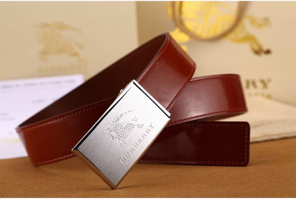 Super Perfect Quality Burberry Belts(100% Genuine Leather,steel buckle)-392