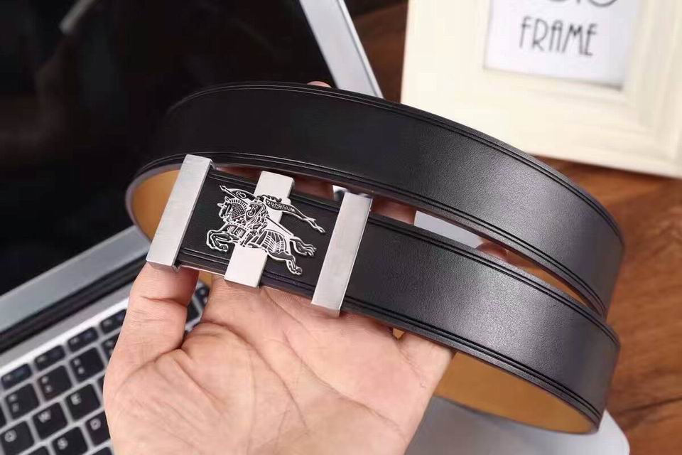 Super Perfect Quality Burberry Belts(100% Genuine Leather,steel buckle)-413