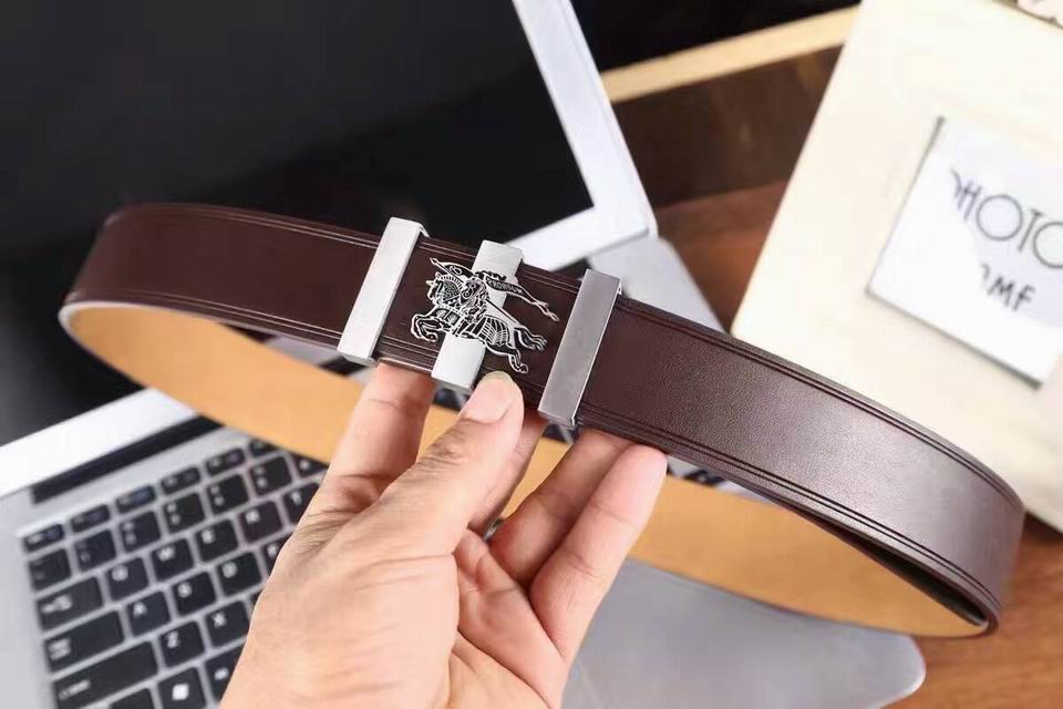 Super Perfect Quality Burberry Belts(100% Genuine Leather,steel buckle)-416