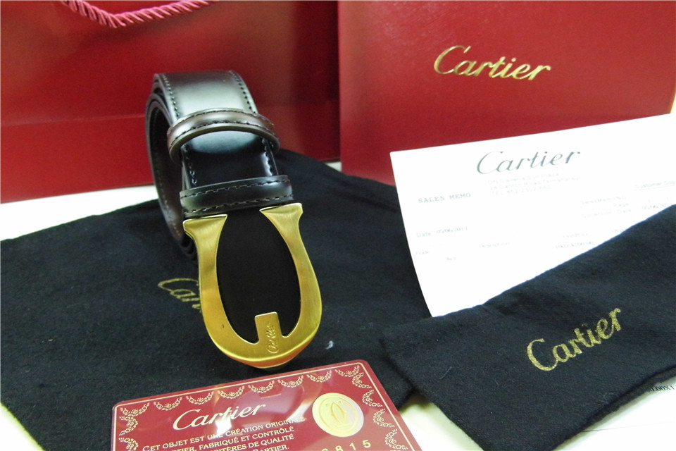 Super Perfect Quality Cartier Belts(100% Genuine Leather,Steel Buckle)-005