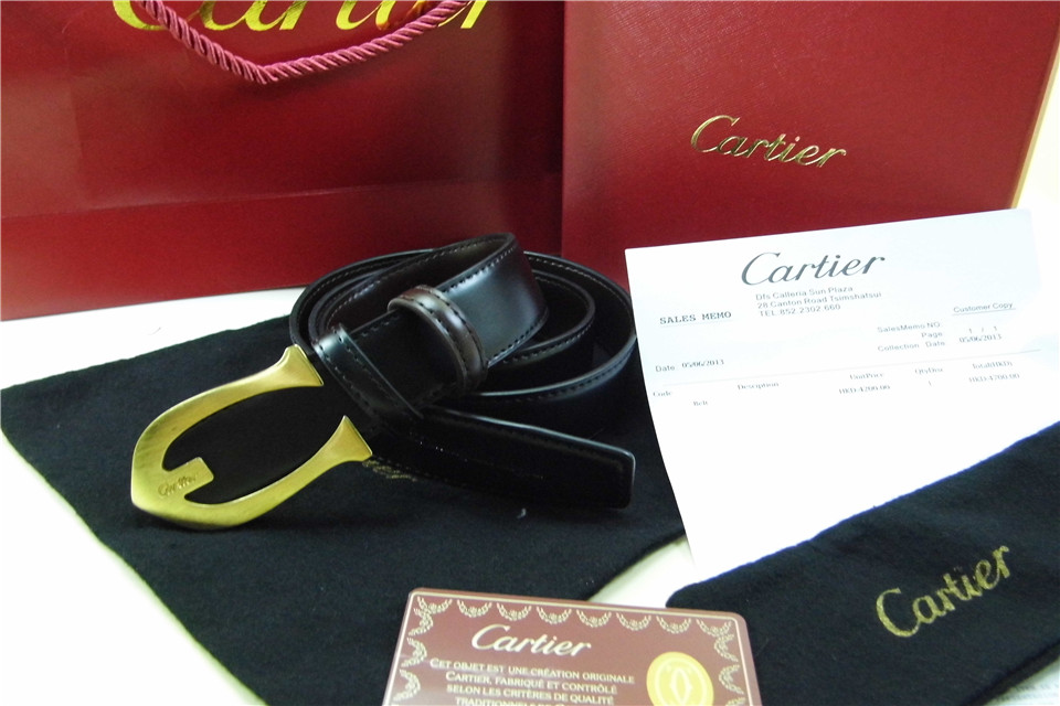 Super Perfect Quality Cartier Belts(100% Genuine Leather,Steel Buckle)-006