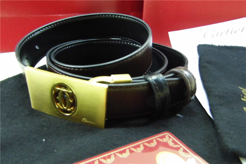 Super Perfect Quality Cartier Belts(100% Genuine Leather,Steel Buckle)-012