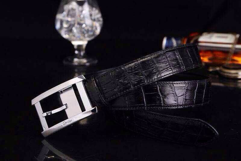 Super Perfect Quality Cartier Belts(100% Genuine Leather,Steel Buckle)-018