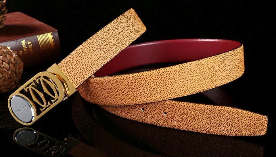 Super Perfect Quality Cartier Belts(100% Genuine Leather,Steel Buckle)-026