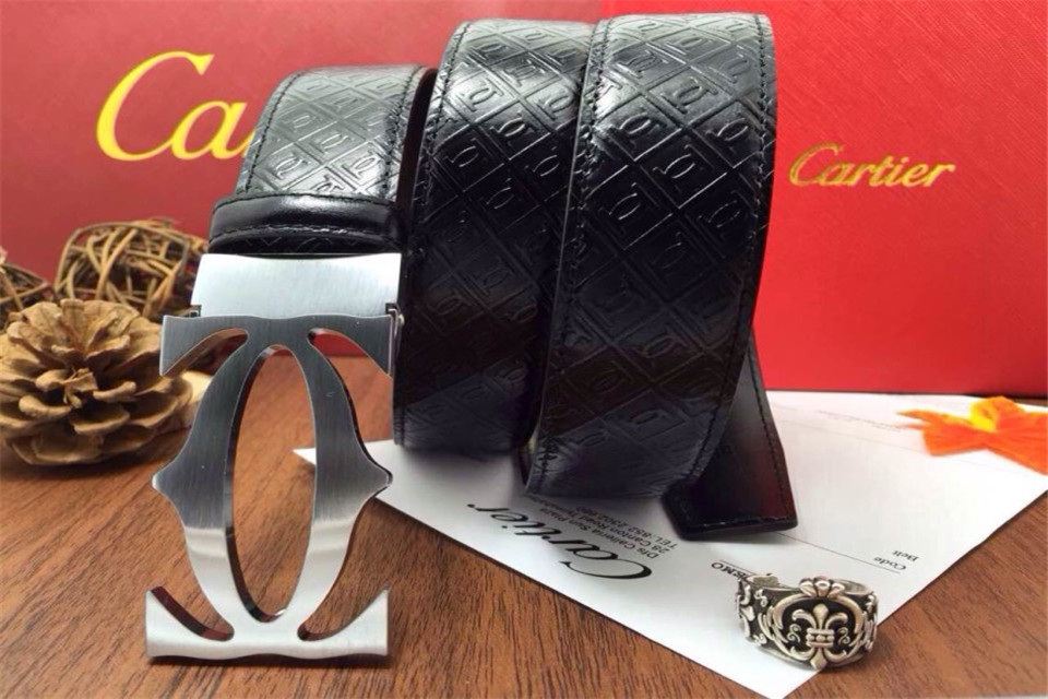 Super Perfect Quality Cartier Belts(100% Genuine Leather,Steel Buckle)-036