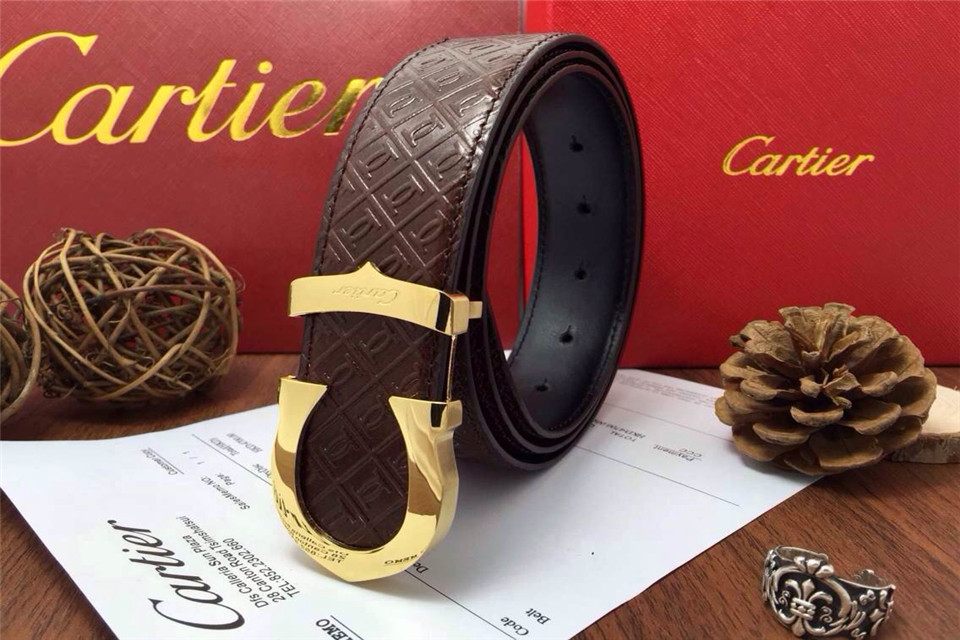 Super Perfect Quality Cartier Belts(100% Genuine Leather,Steel Buckle)-041