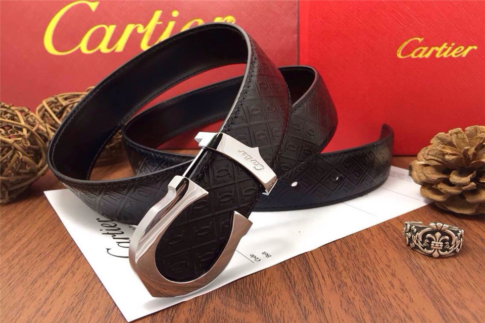Super Perfect Quality Cartier Belts(100% Genuine Leather,Steel Buckle)-046
