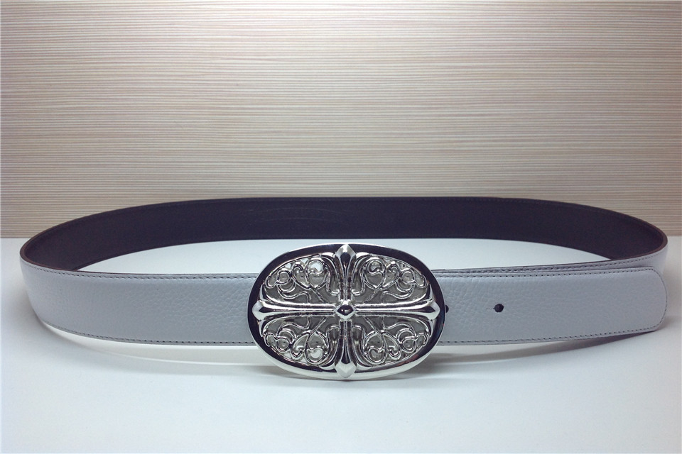Super Perfect Quality Chrome Hearts Belts(100% Genuine Leather,Steel Buckle)-005